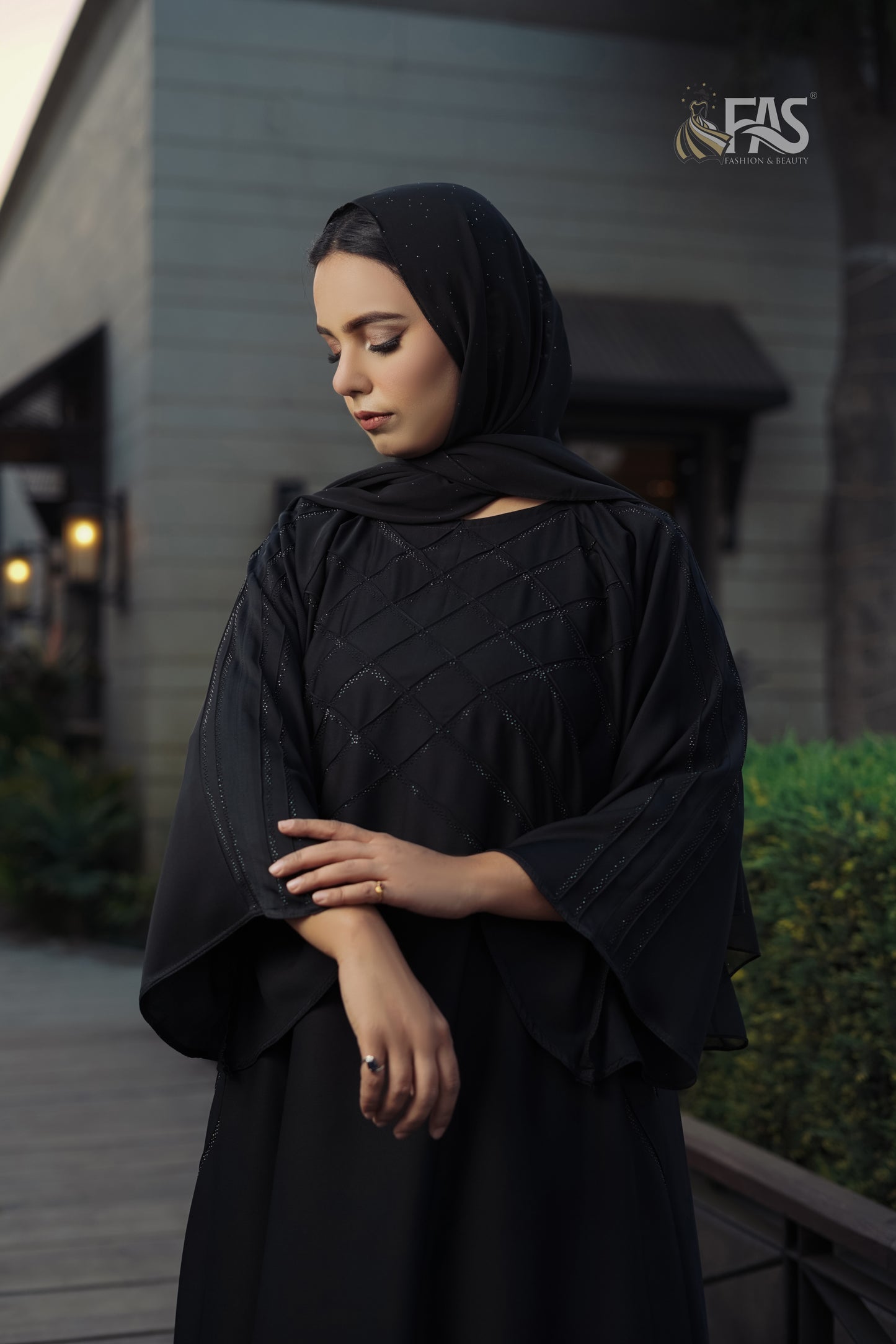 FAS Textured Abaya