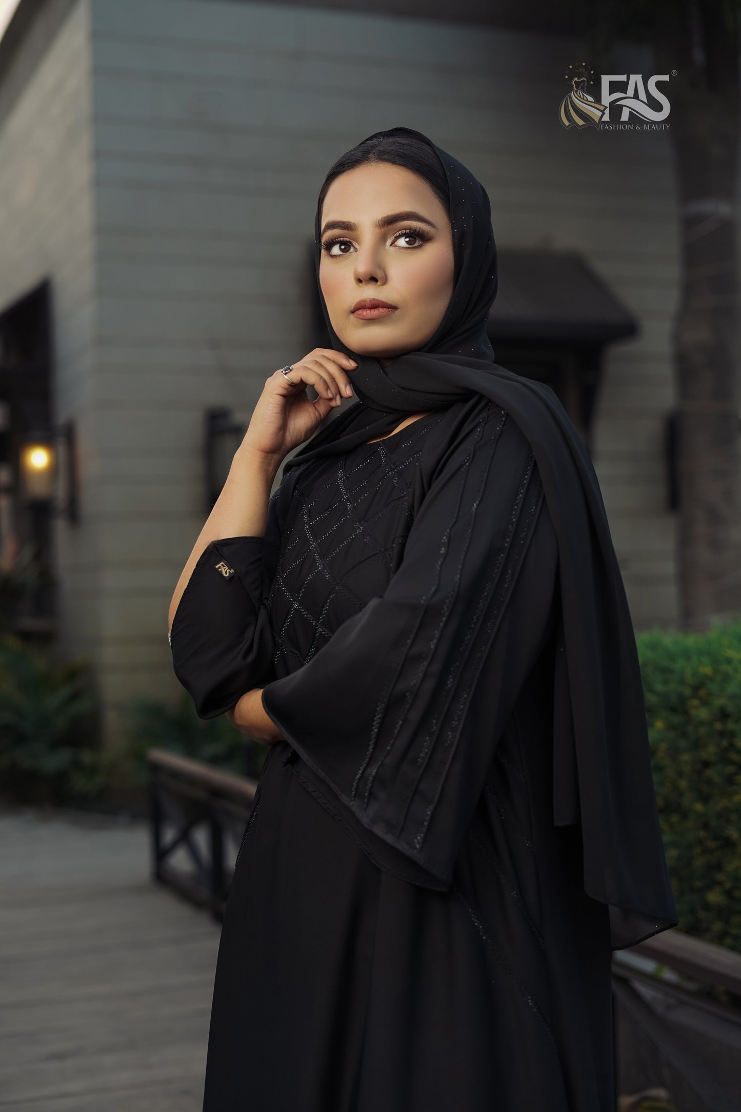 FAS Textured Abaya