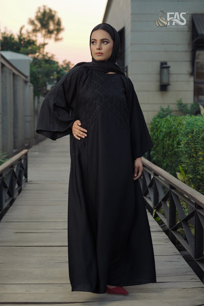 FAS Textured Abaya