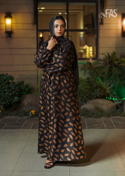 FAS Printed Abaya-G