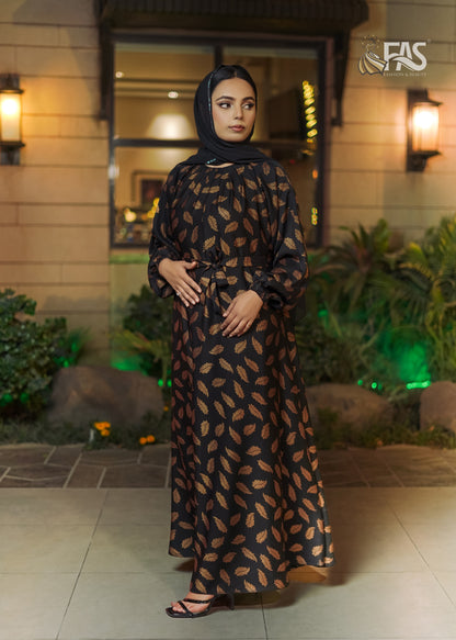 FAS Printed Abaya-G