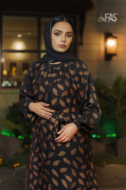 FAS Printed Abaya-G
