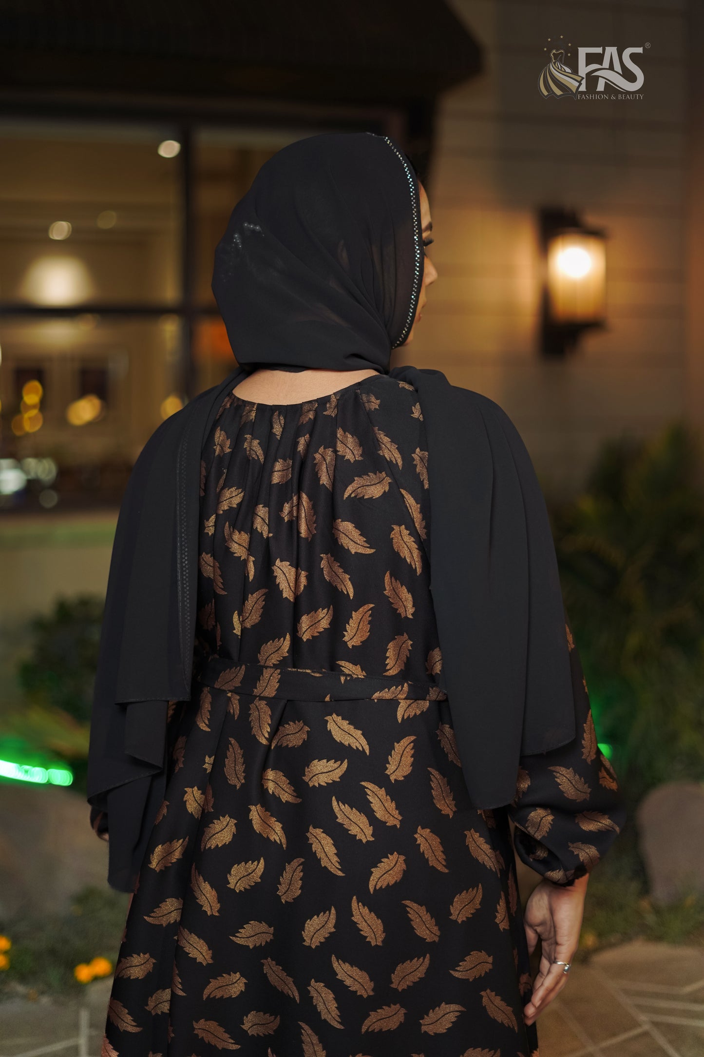 FAS Printed Abaya-G