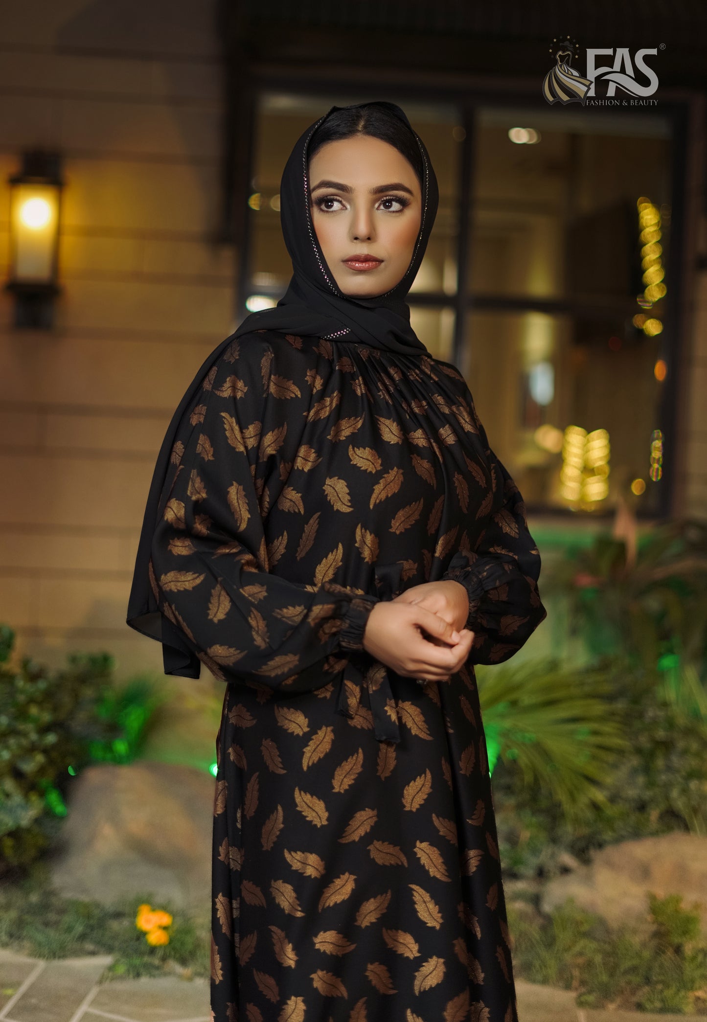FAS Printed Abaya-G