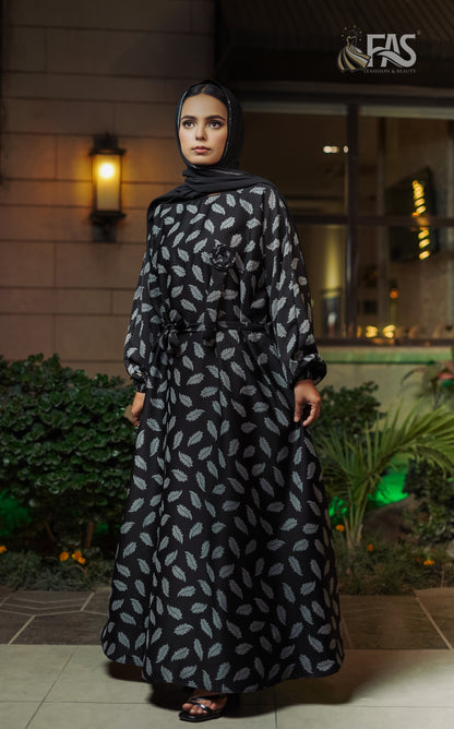 FAS Printed Abaya-S