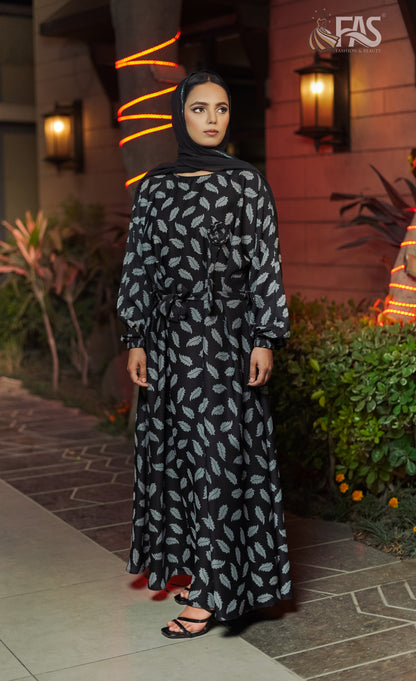 FAS Printed Abaya-S